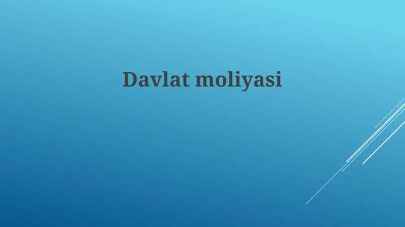 Davlat byudjeti