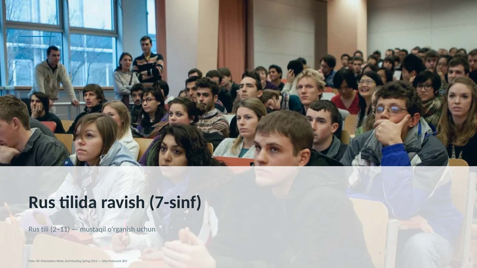 Rus tilida ravish (7-sinf)