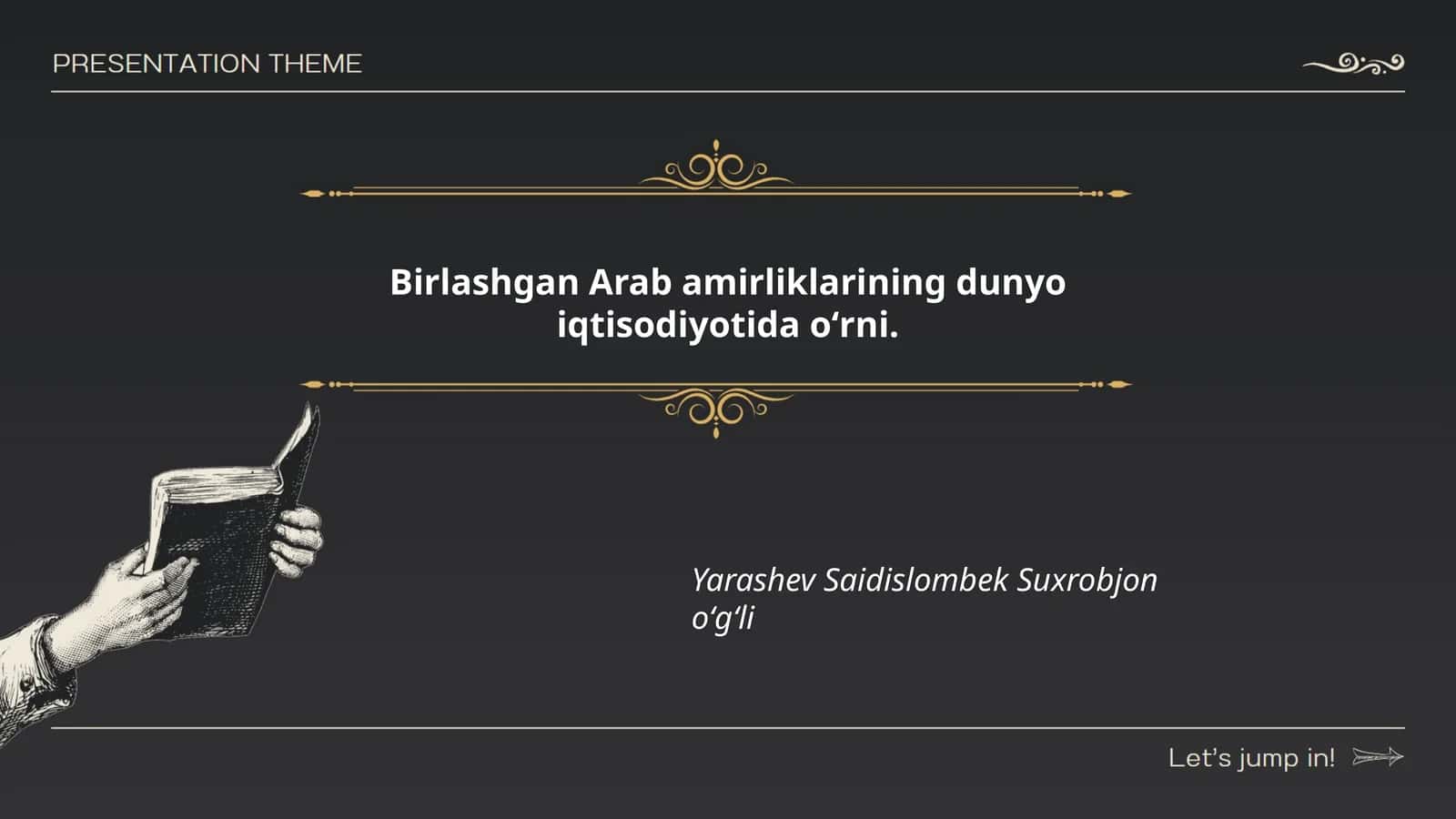 Birlashgan Arab amirliklarining iqtisodiy rivojlanish modeli