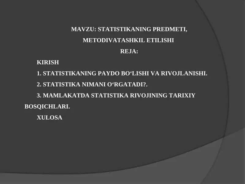STATISTIKA