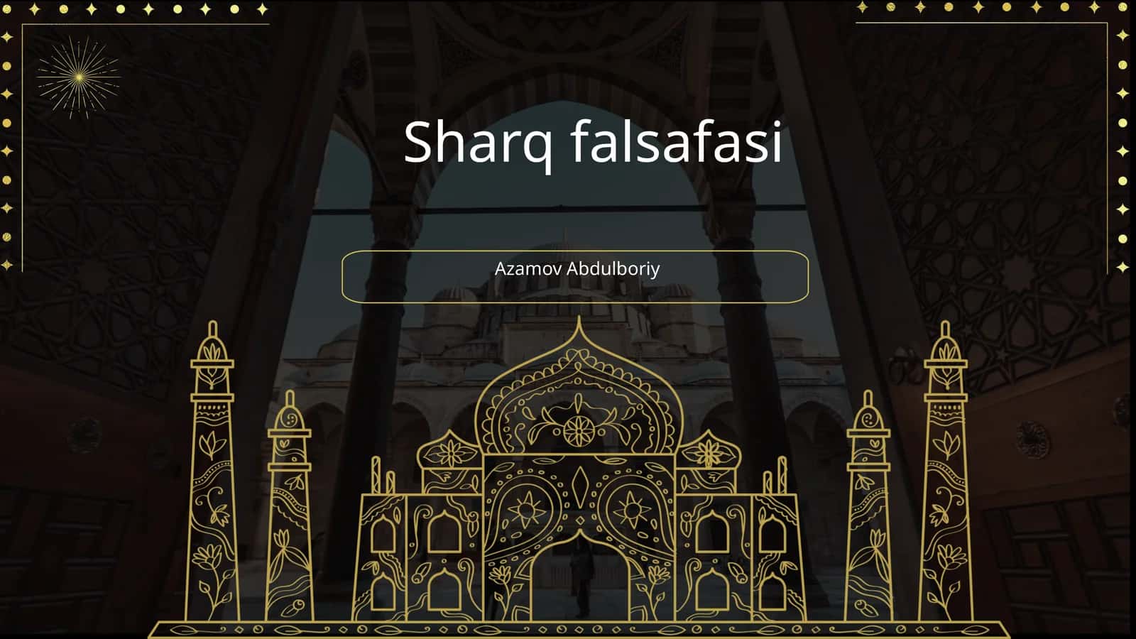 Sharq falsafasi