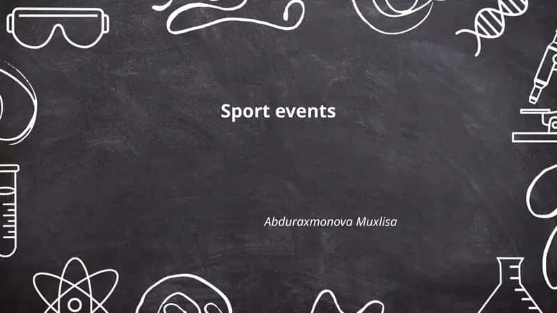 Sport events