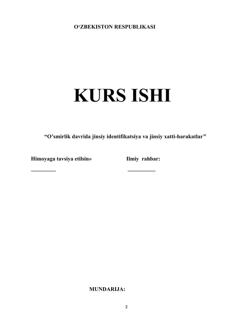 O'smirlik davrida jinsiy identifikatsiya va jinsiy xatti-harakatlar