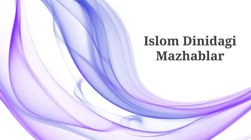 Islom Dinidagi Mazhablar