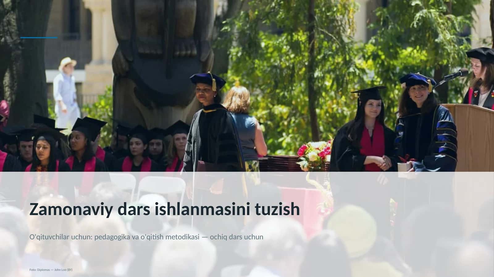 Zamonaviy dars ishlanmasini tuzish