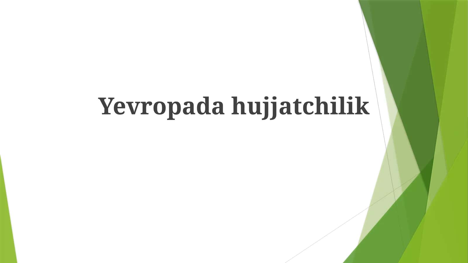 Yevropa Sanoati va Ijodiy Sanoat