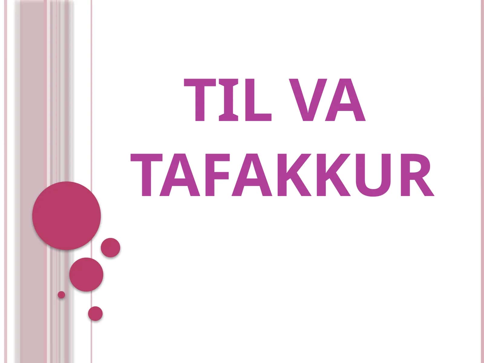 Til va Tafakkur
