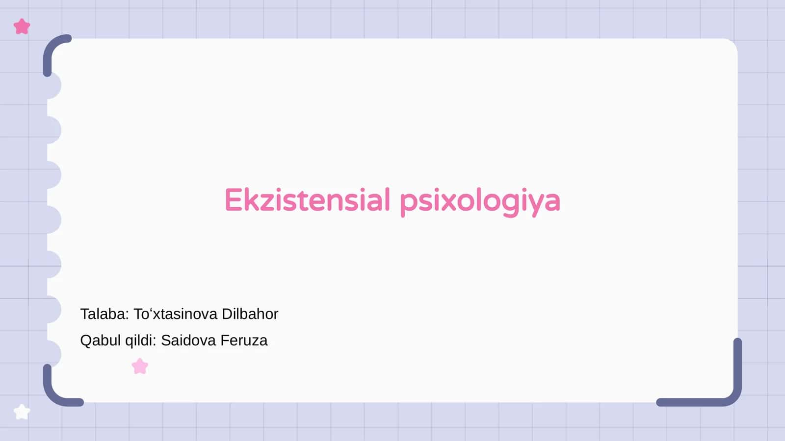 Ekzistensial psixologiya