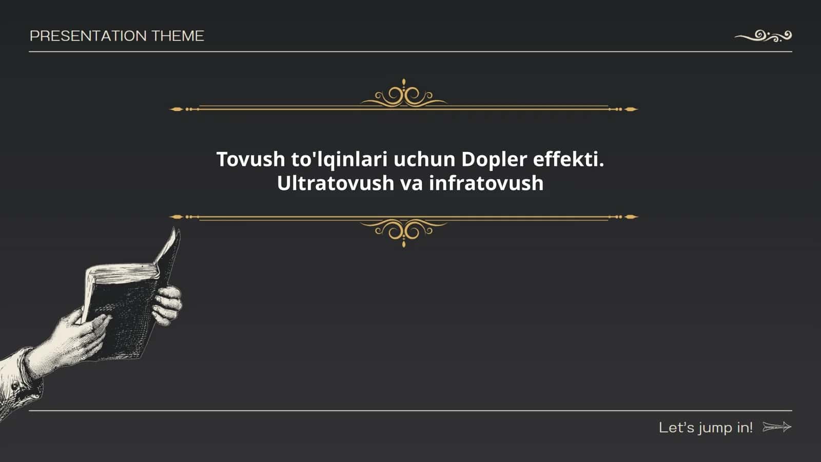 Tovush to'lqinlari uchun Dopler effekti. Ultratovush va infratovush
