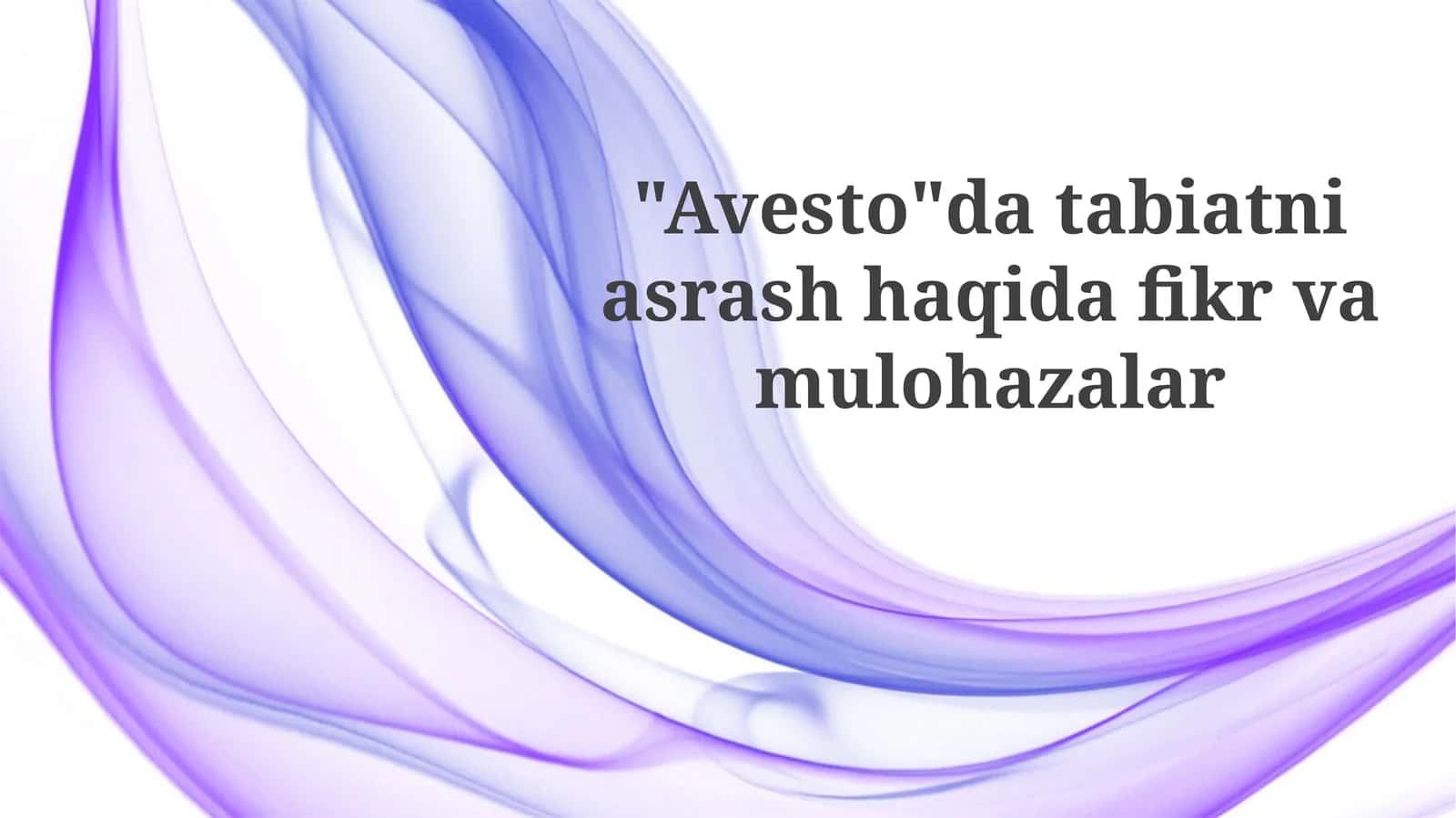 Avesto Falsafasi