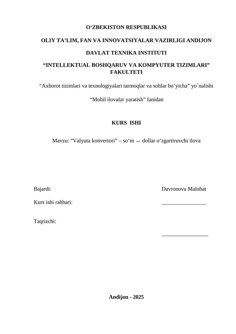Valyuta konvertori