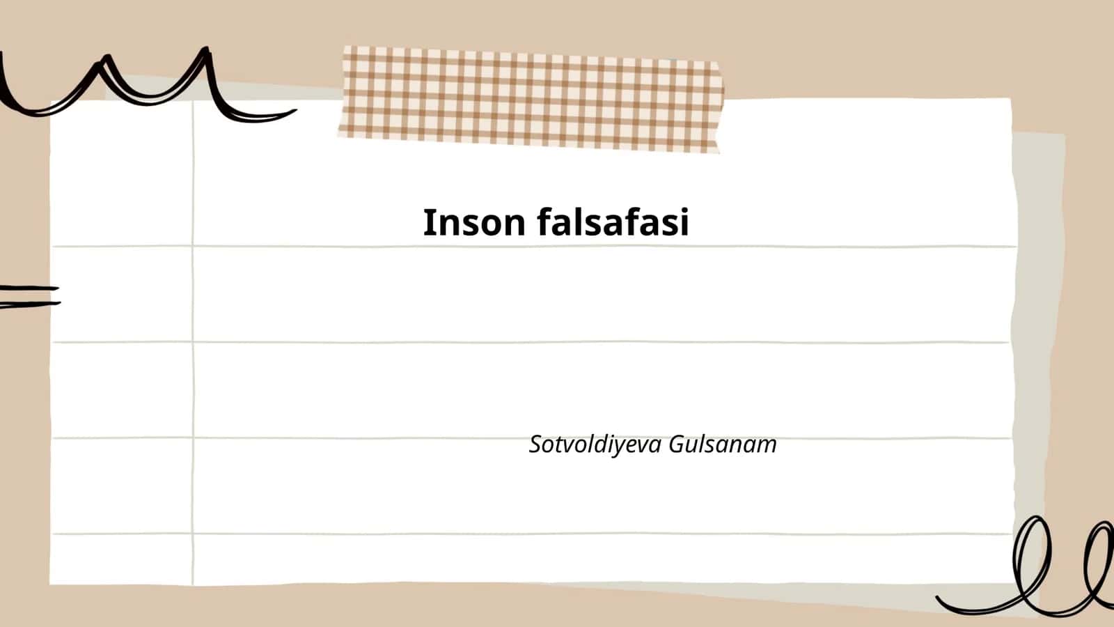 Inson falsafasi