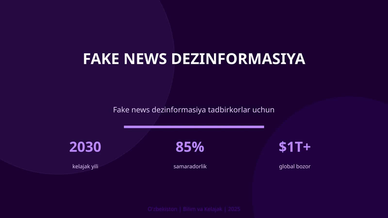 FAKE NEWS DEZINFORMASIYA