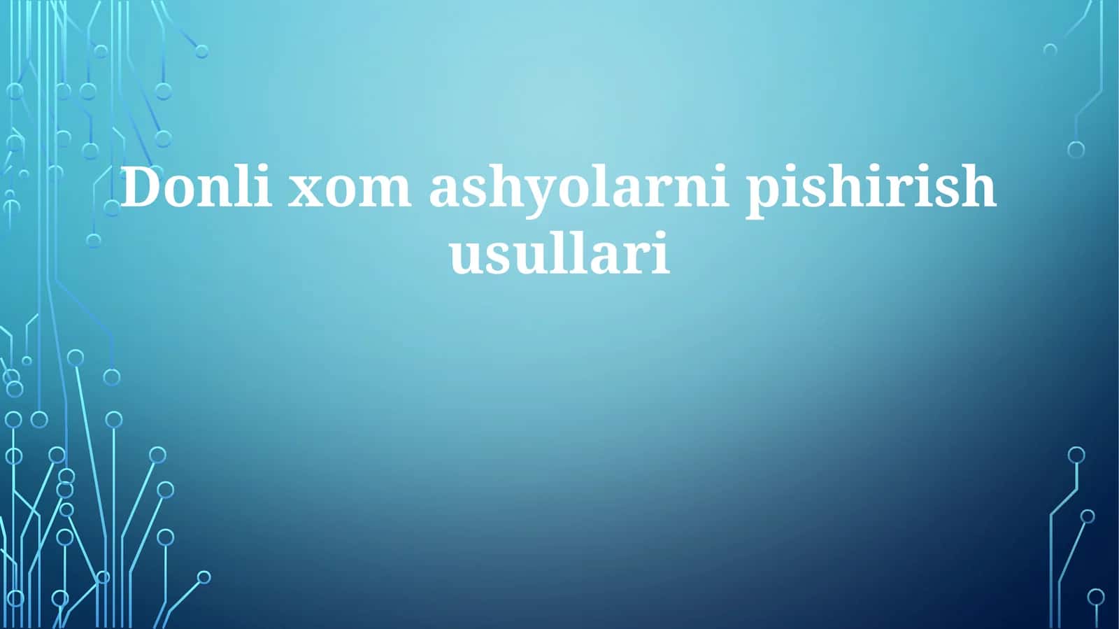 Donlixomashyolarnipishirishusullari