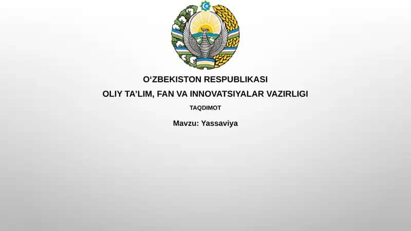 Yassaviya