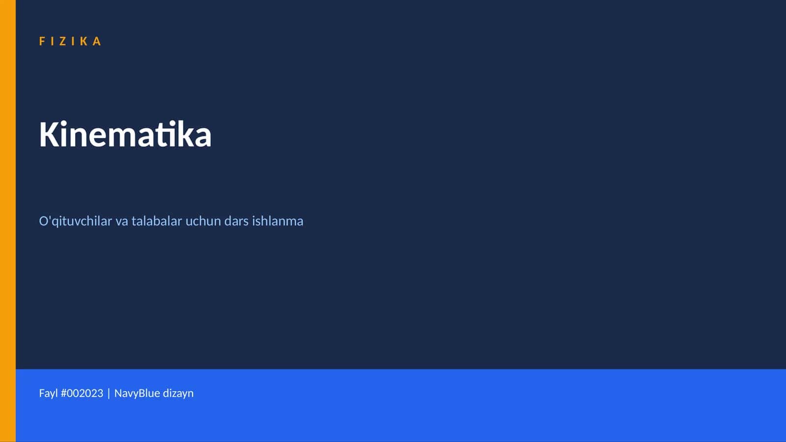 Kinematika