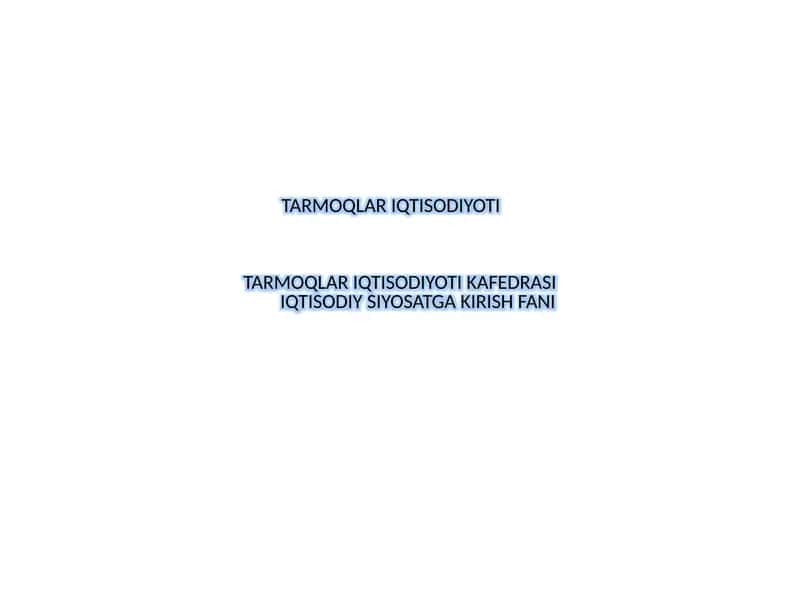 Investitsiyalar va Investitsiya Siyosati