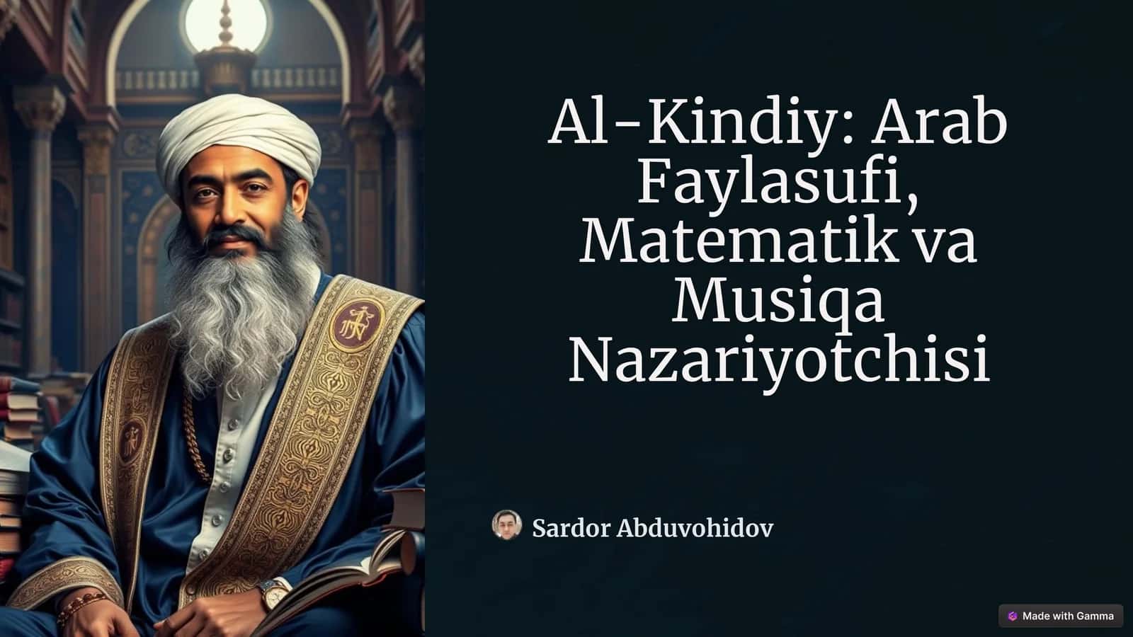 Al-Kindiy: Arab Faylasufi, Matematik va Musiqa Nazariyotchisi
