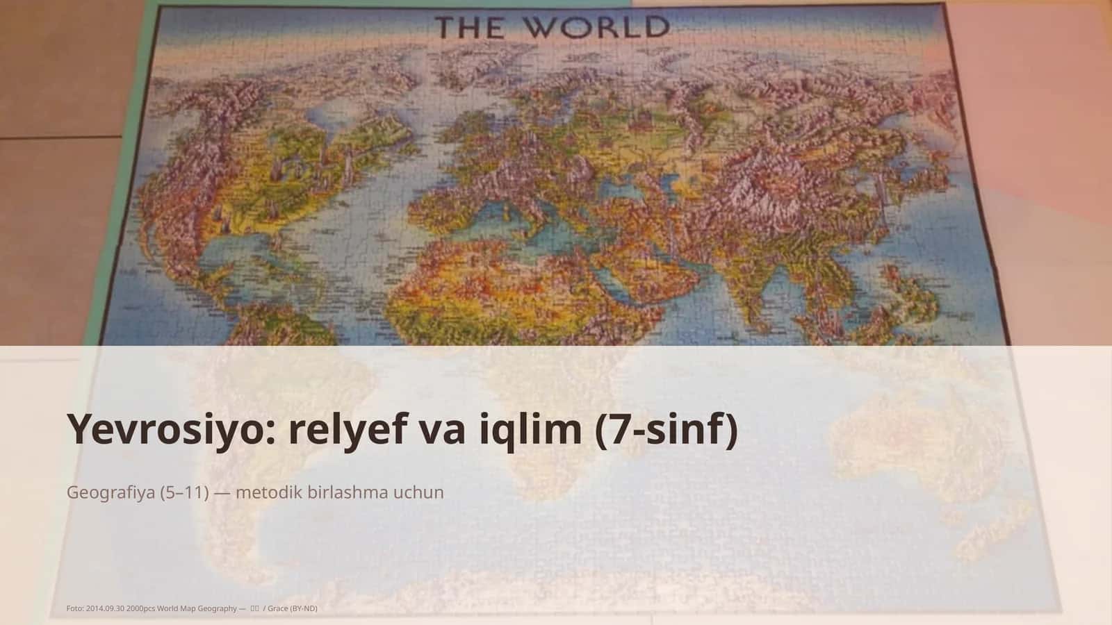 Yevrosiyo: relyef va iqlim (7-sinf)