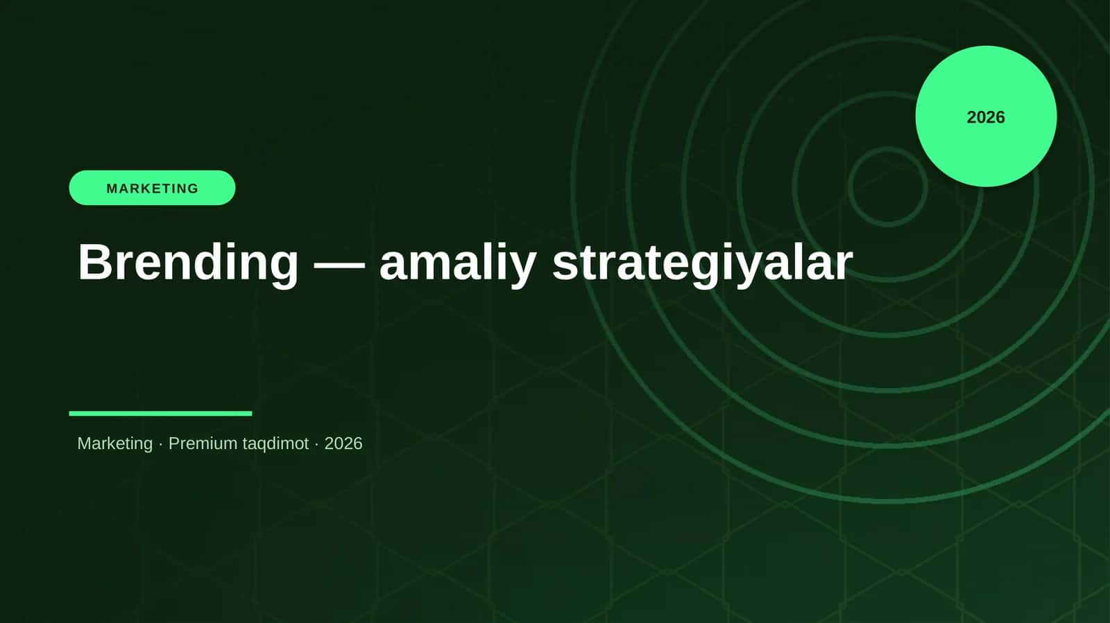 Branding — amaliy strategiyalar