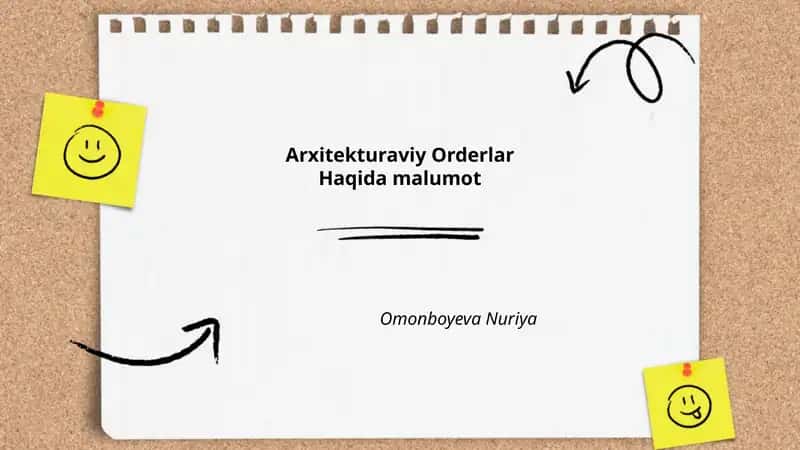 Arxitekturaviy Orderlar