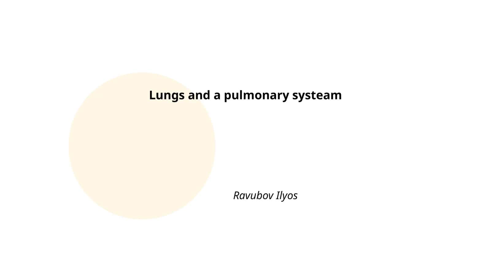 Anatomy of the Lungs