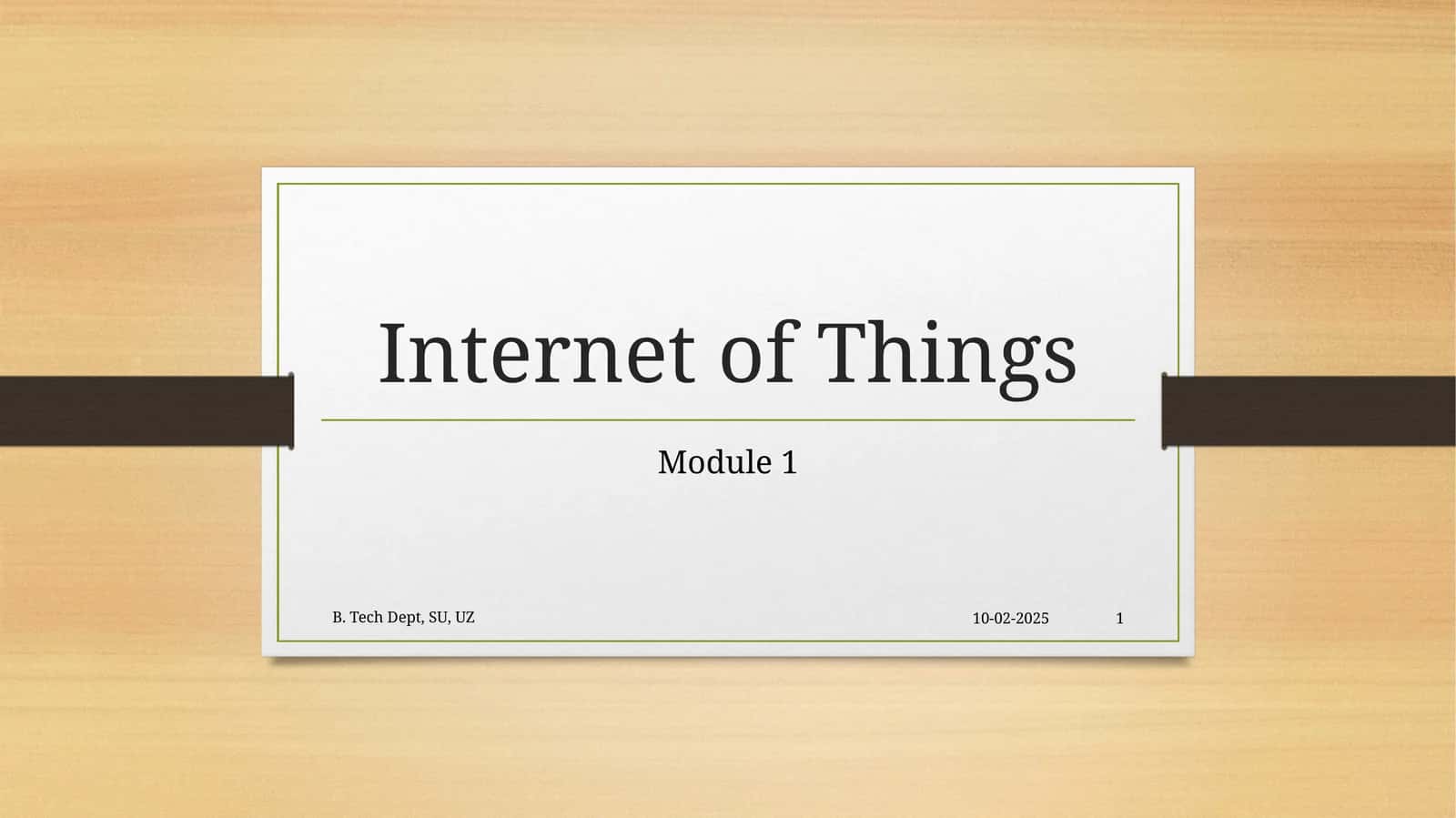 Internet of Things