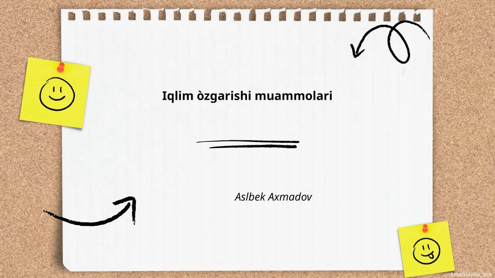 Iqlim òzgarishi muammolari