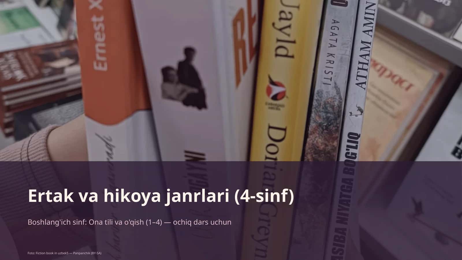 Ertak va hikoya janrlari (4-sinf)