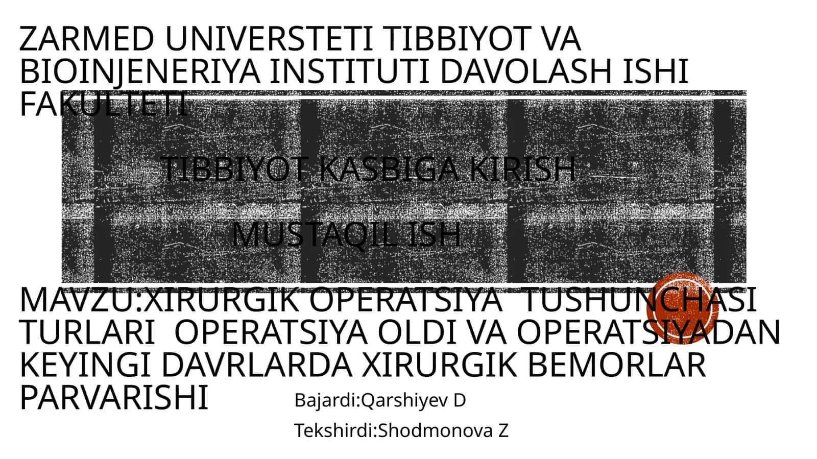 Xirurgik operatsiyalar