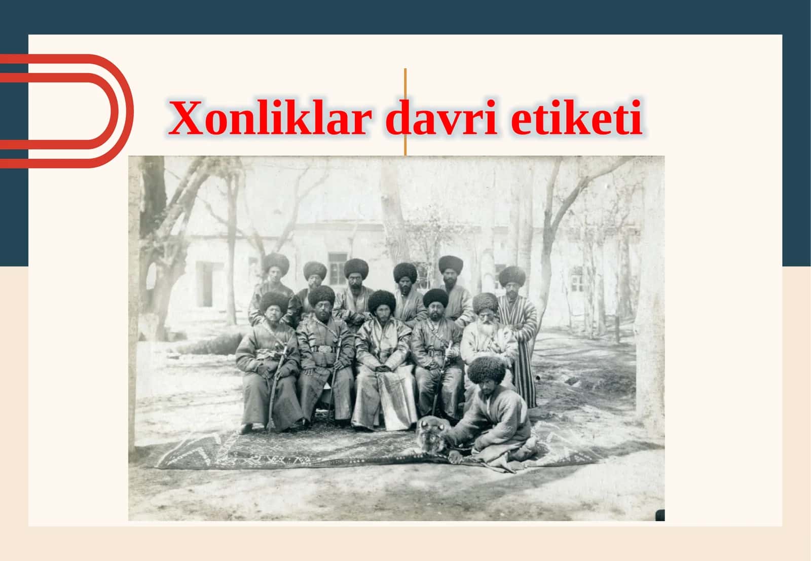 Xonliklar davri etiketi