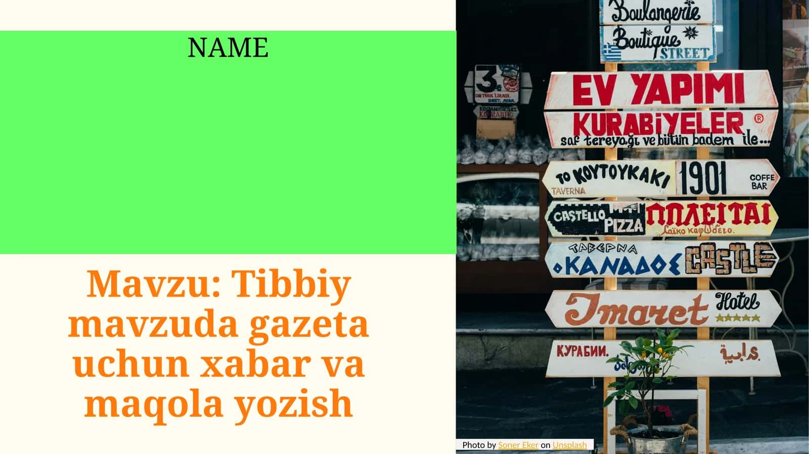Tibbiy xabar yozishning asosiy qoidalari va uslublari