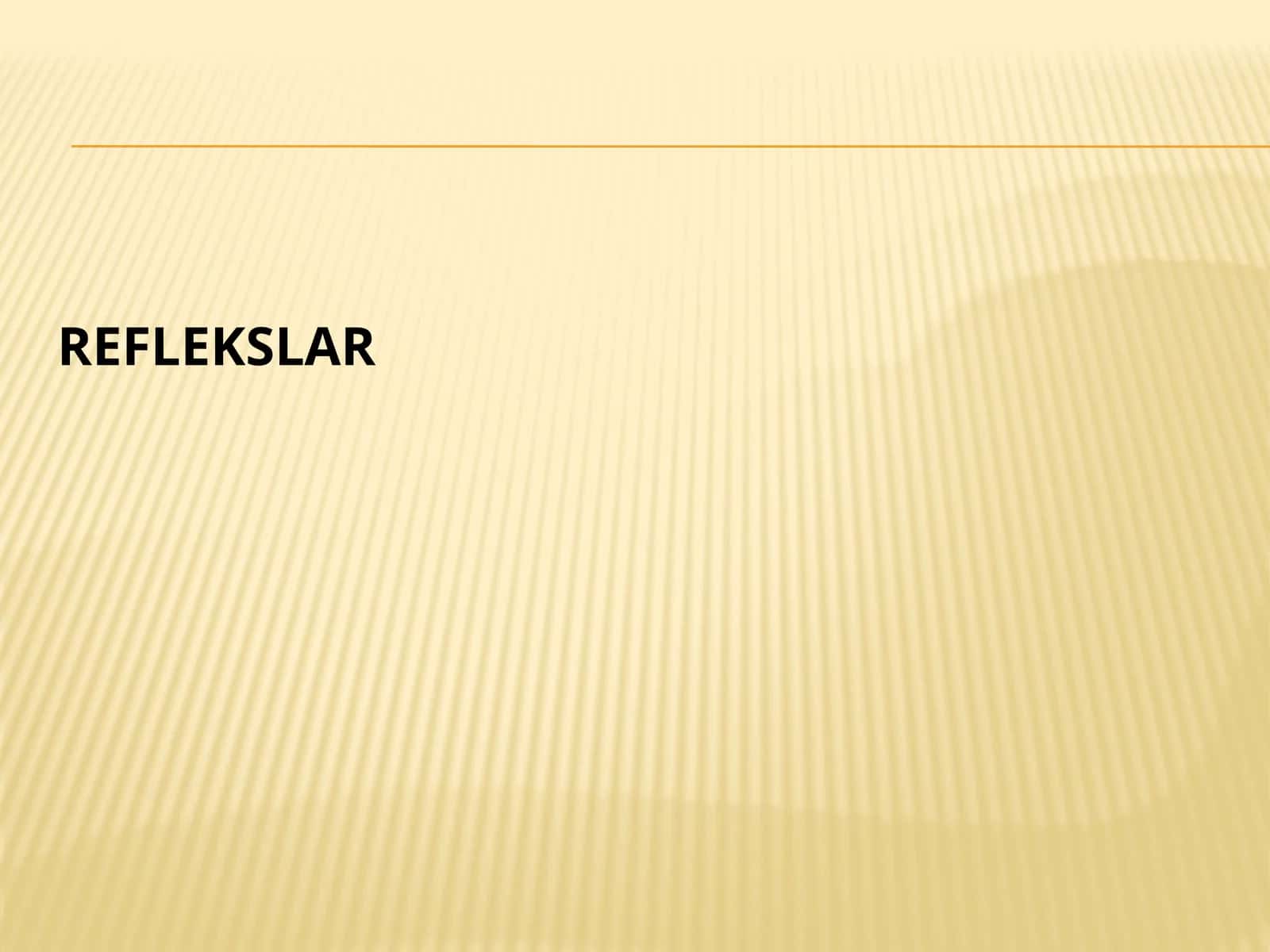 Reflekslar