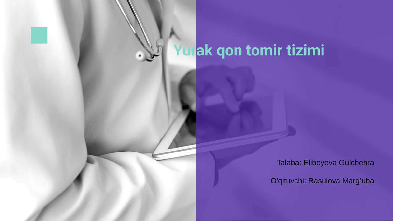 Yurak qon tomir tizimi