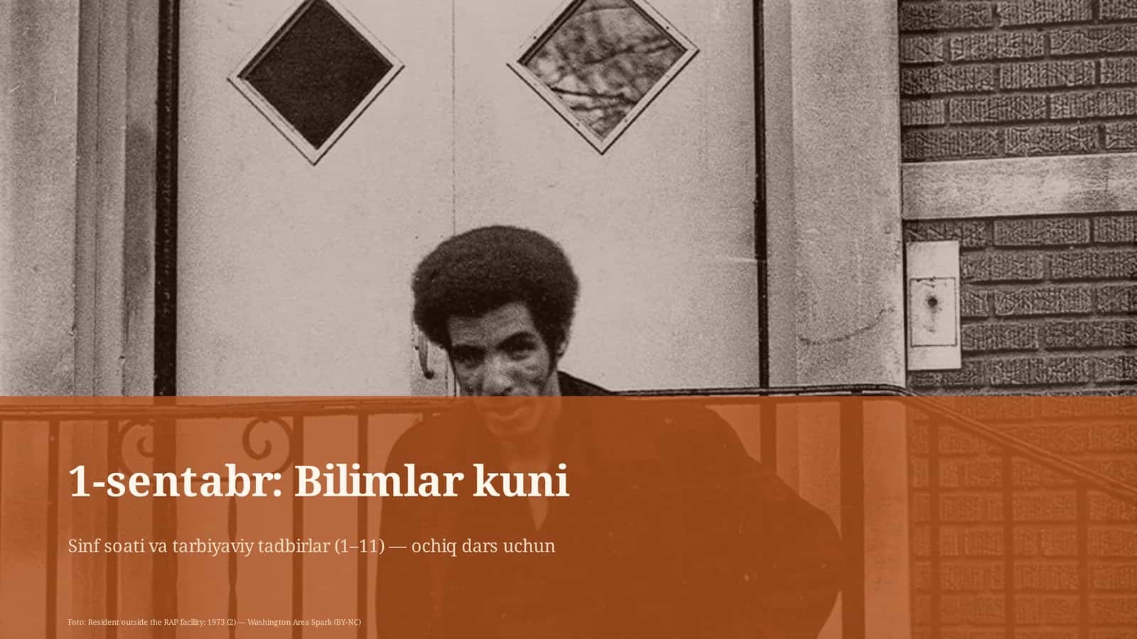 1-sentabr: Bilimlar kuni