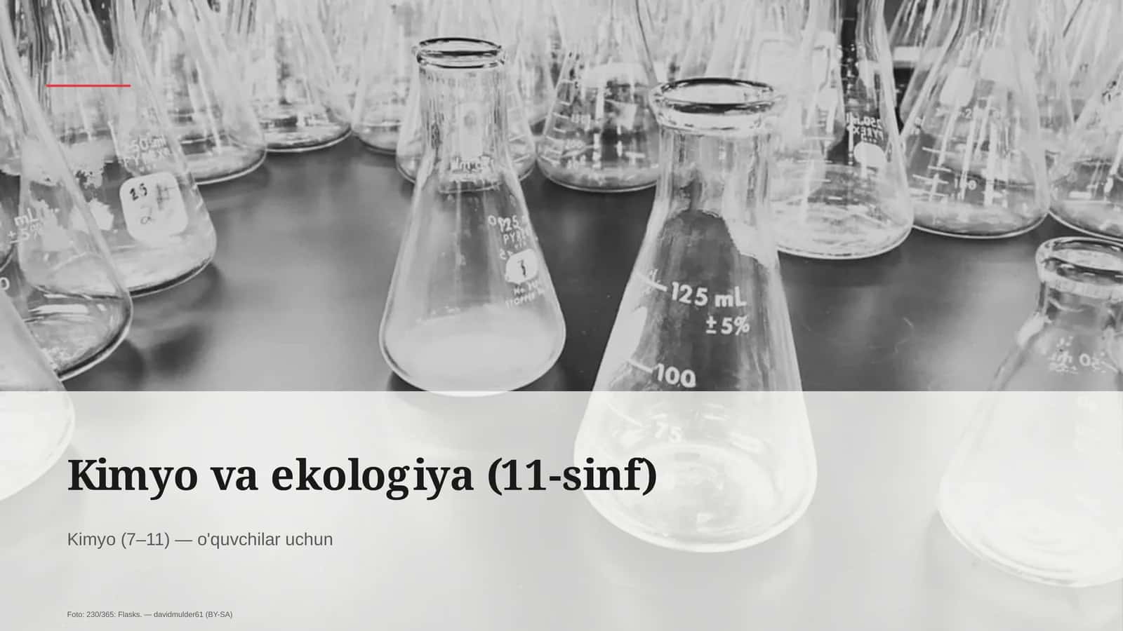 Kimyo va ekologiya (11-sinf)