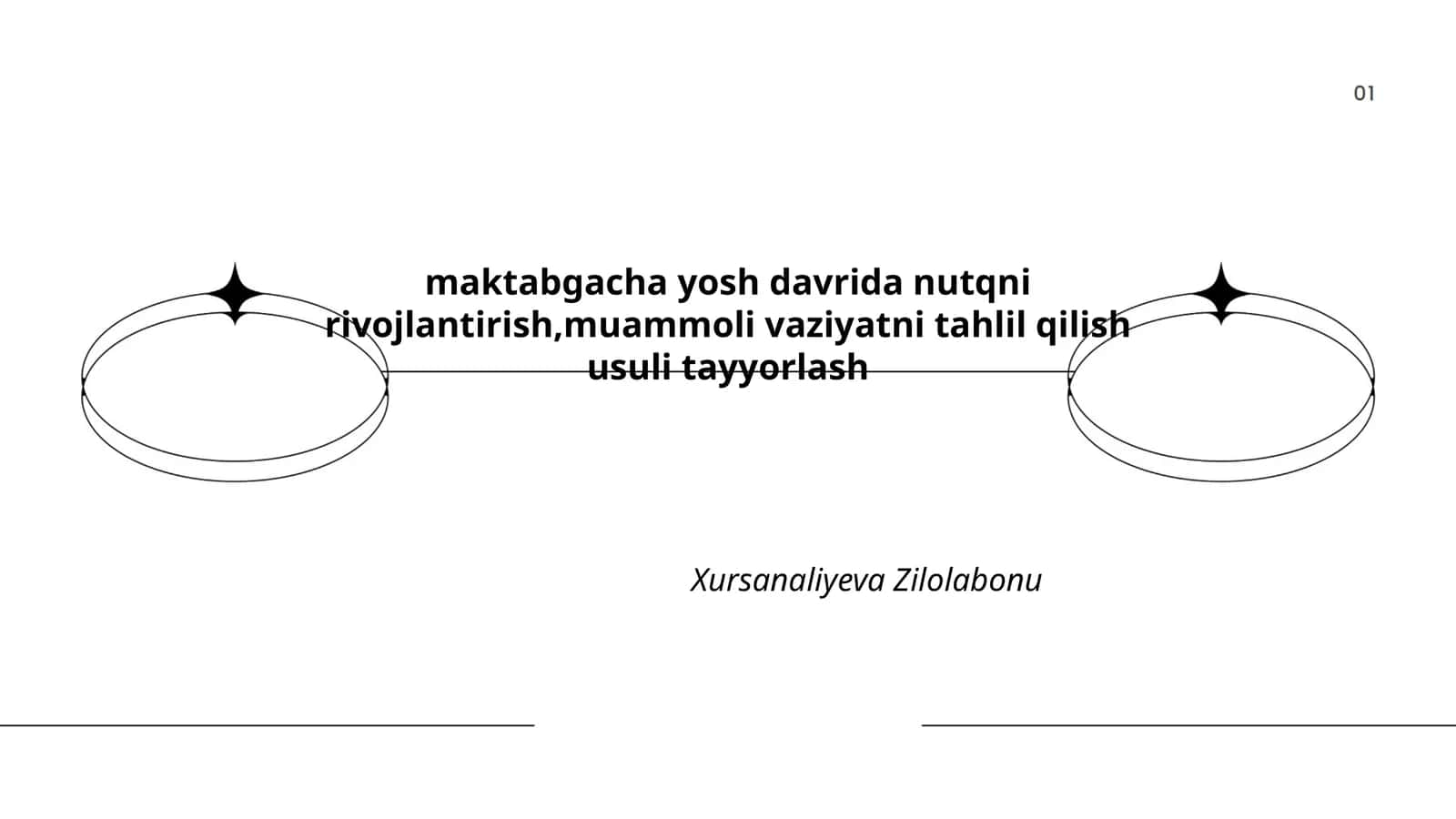 Maktabgacha yosh davrida nutqni rivojlantirish
