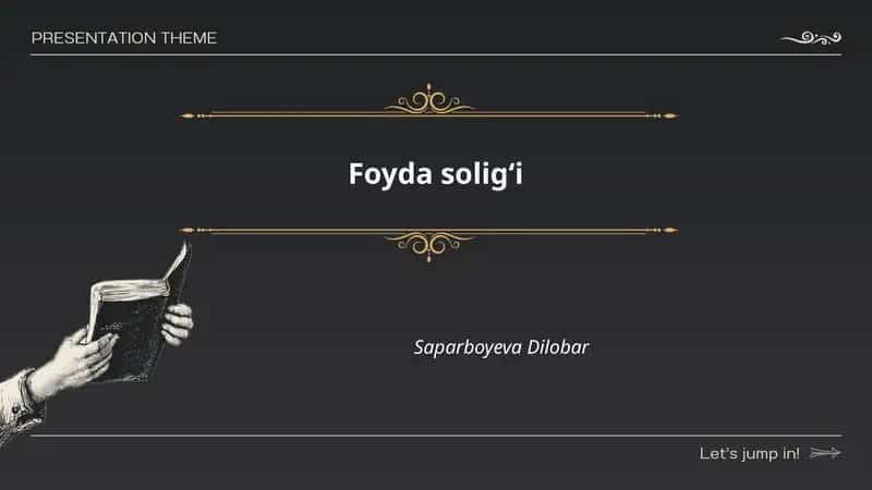 Foyda soligʻi