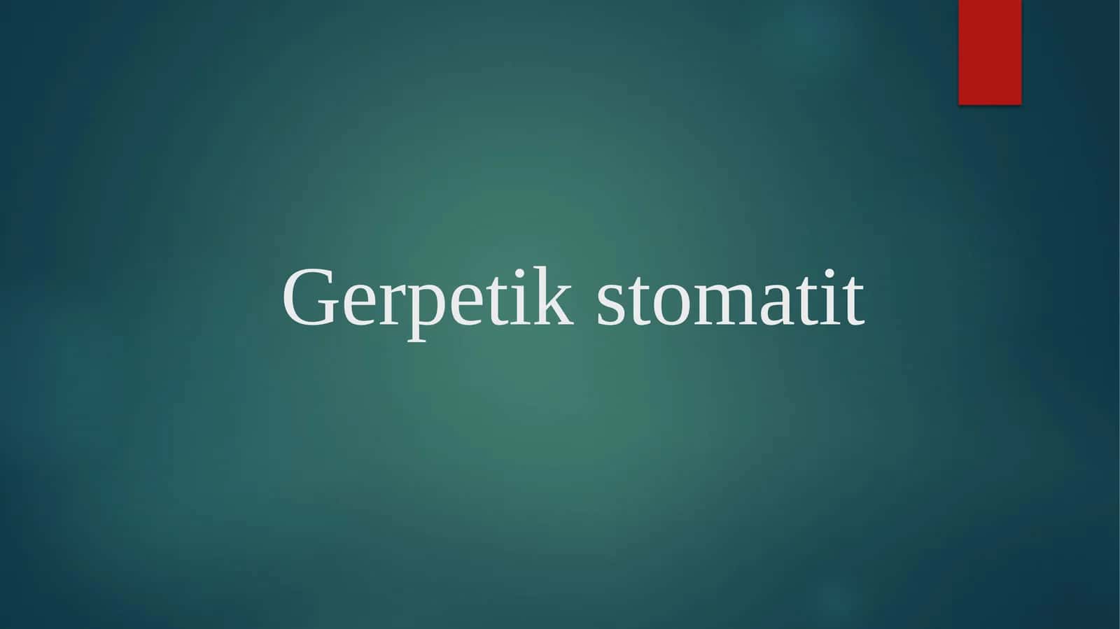 Gerpetikstomatit