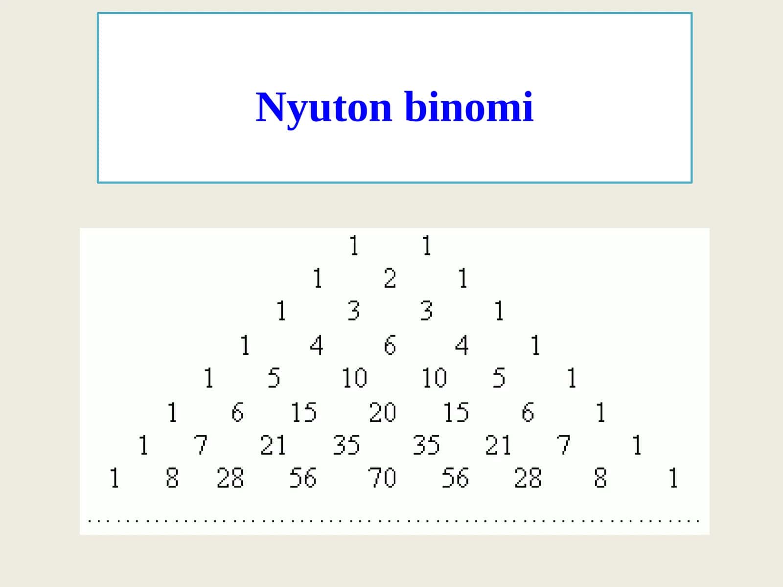 Nyutonbinomi