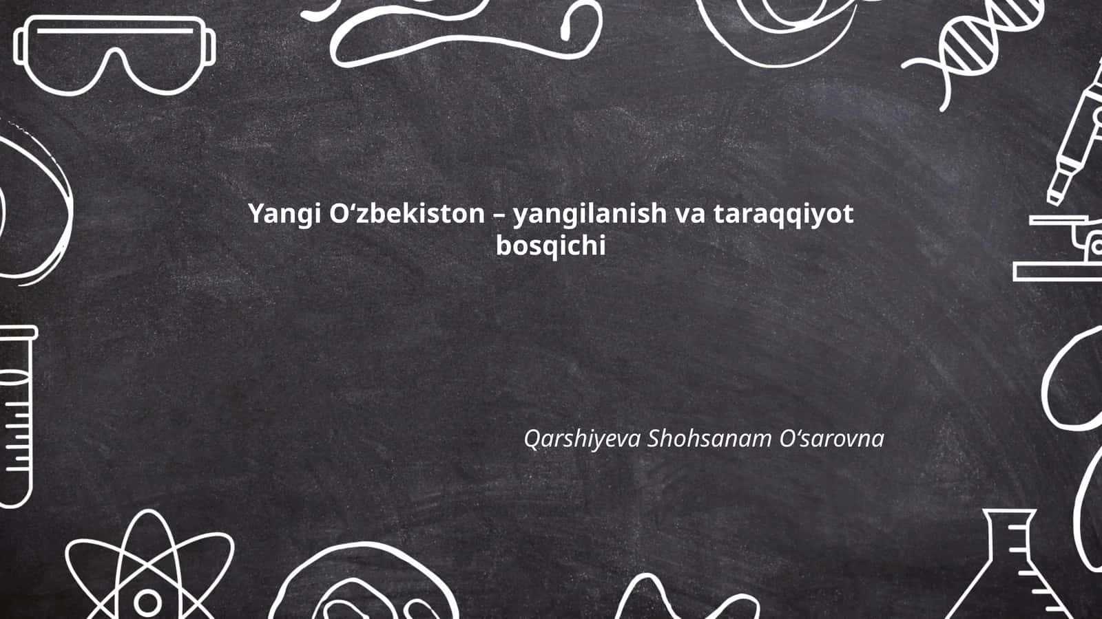 Davlat boshqaruvida modernizatsiya va samaradorlik