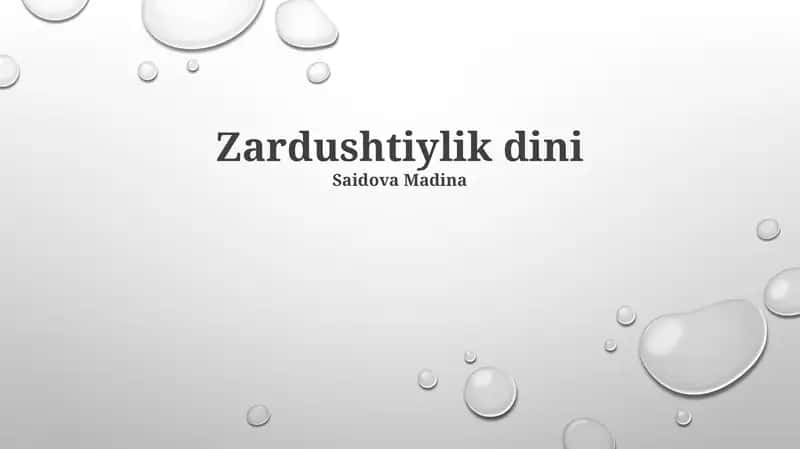 Zardushtiylik dini