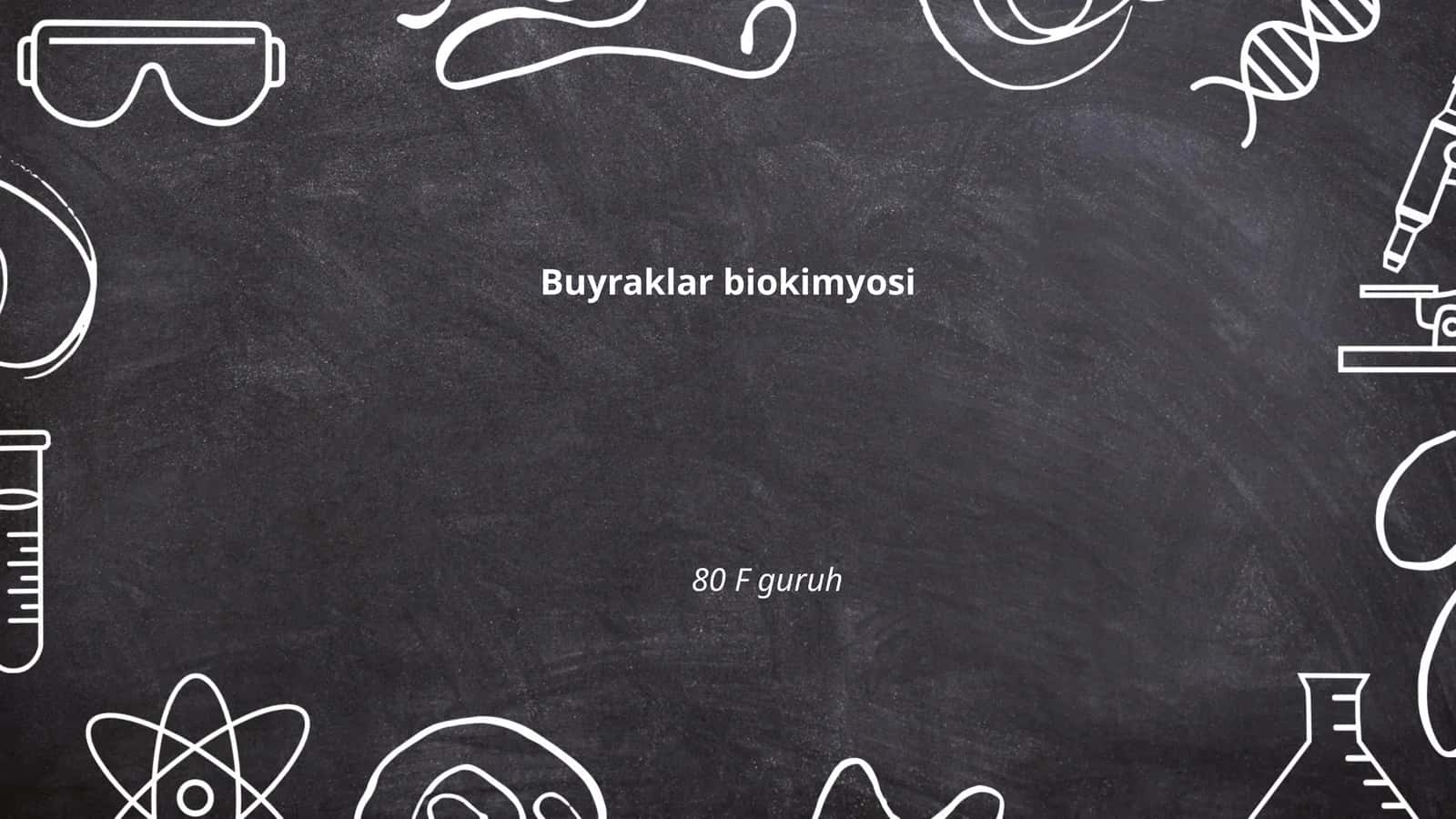 Buyraklar biokimyosi