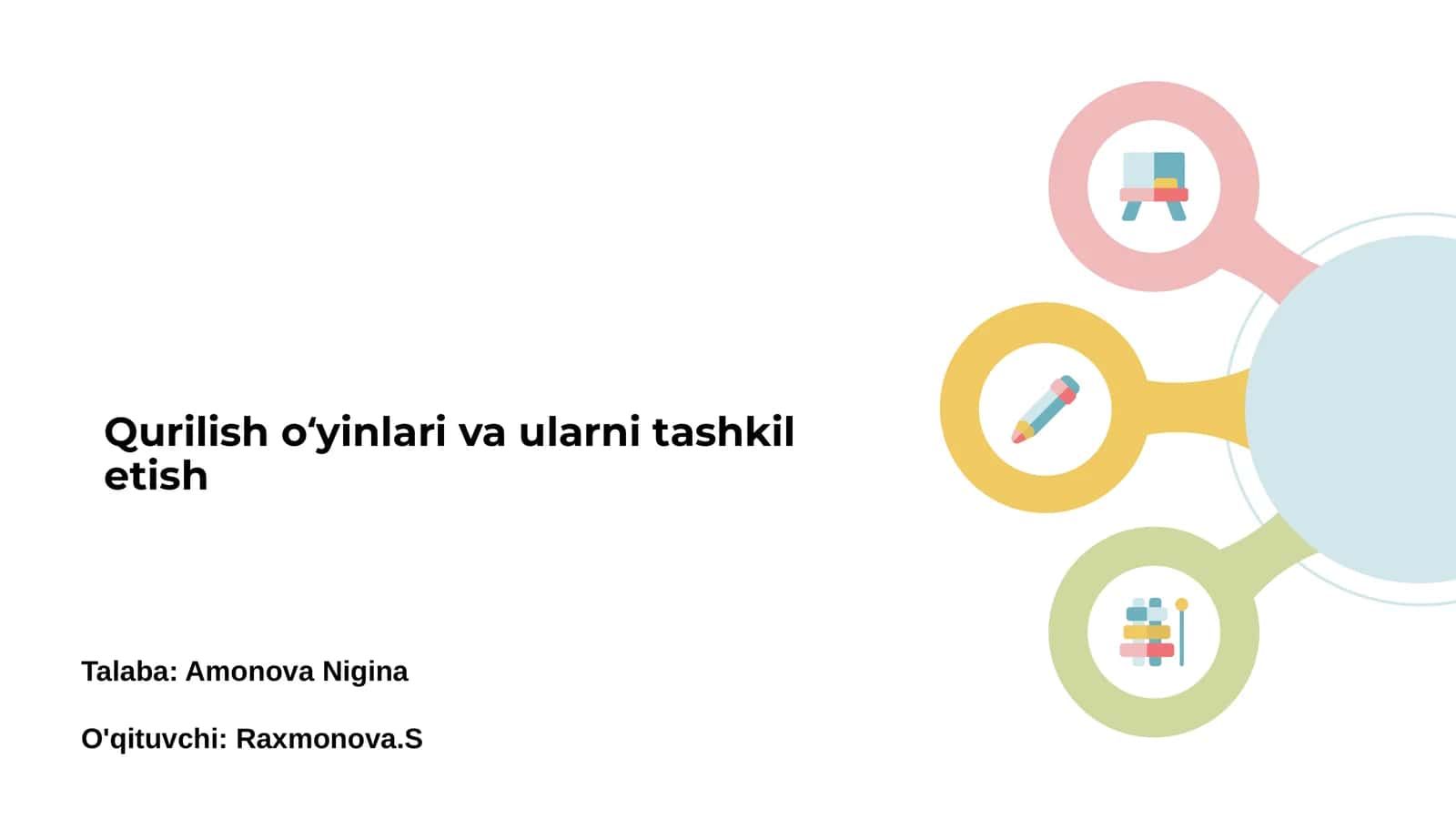 Qurilish o‘yinlari va ularni tashkil etish
