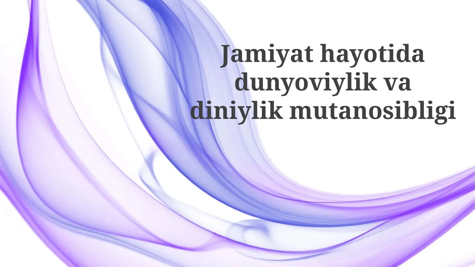 Jamiyathayotidadunyoviylikvadiniylikmutanosibligi