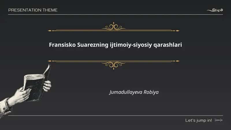 Fransisko Suarezning ijtimoiy-siyosiy qarashlari