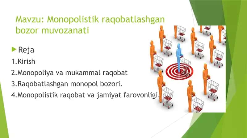 Monopolistik raqobat va jamiyat farovonligi