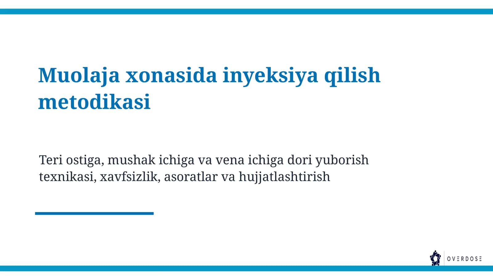 Tibbiyot Kasbiga Kirish