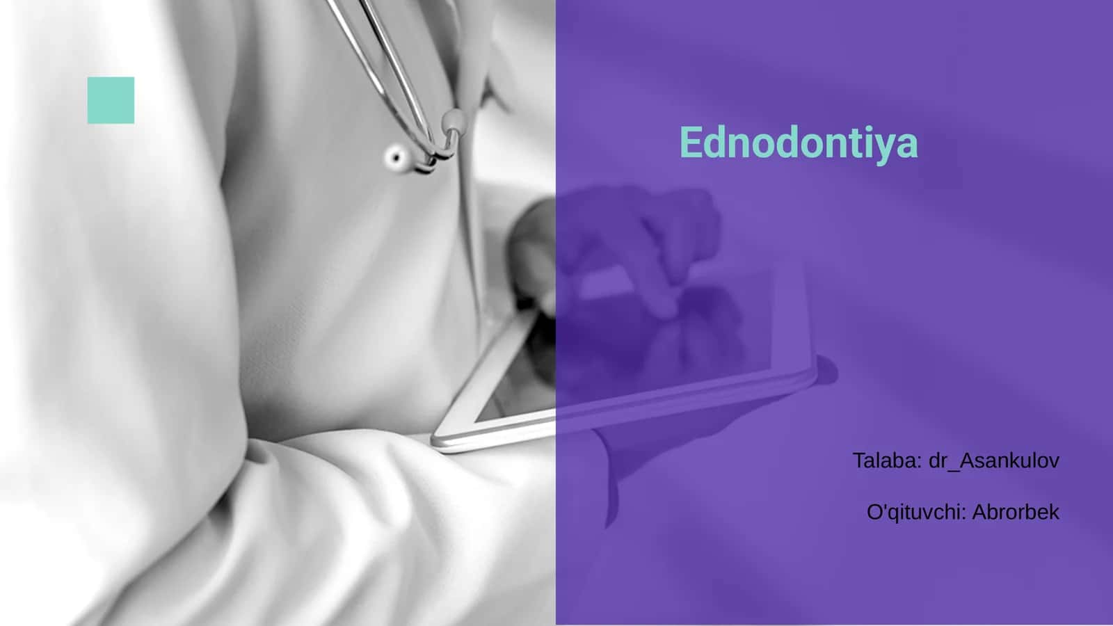 Ednodontiya