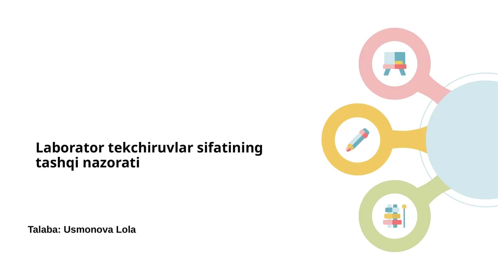 Laborator tekchiruvlar sifatining tashqi nazorati